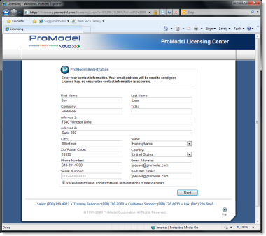 Promodel Software